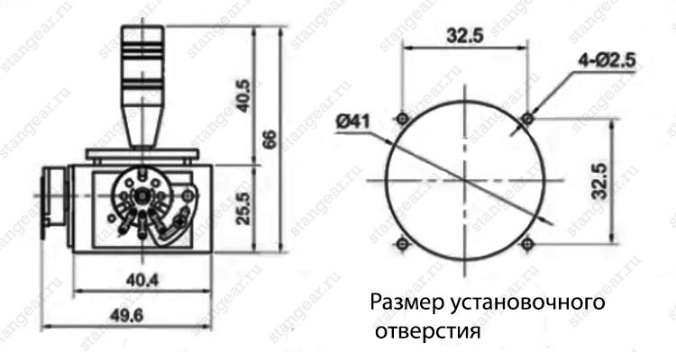 Чертеж виброопоры параболической