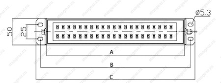 Чертеж переключателя крестового ПК12-21-821 и ПК12-21-822