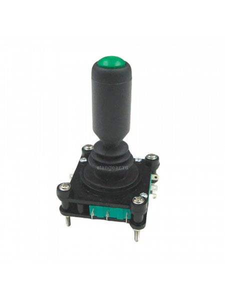 Джойстик SCV4-YQ-05R2G (4 полож., без фикс.) с кнопкой