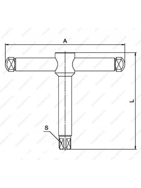 Ключ 7103-1000/015 (для d=1000, 1250мм)