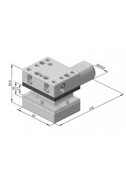 Резцедержатели D1-40x25 комбинированный